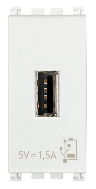 Vimar Arke USB Supply Unit 5V 1.5A 1M White