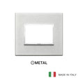 Vimar Eikon Evo Plate 3M Aluminium Grey