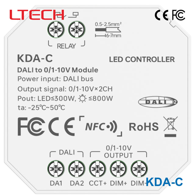 Ltech KDA-C 800W DALI-2 LED Controller