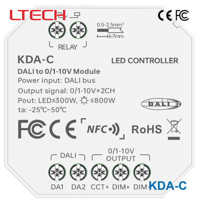 Ltech KDA-C 800W DALI-2 LED Controller