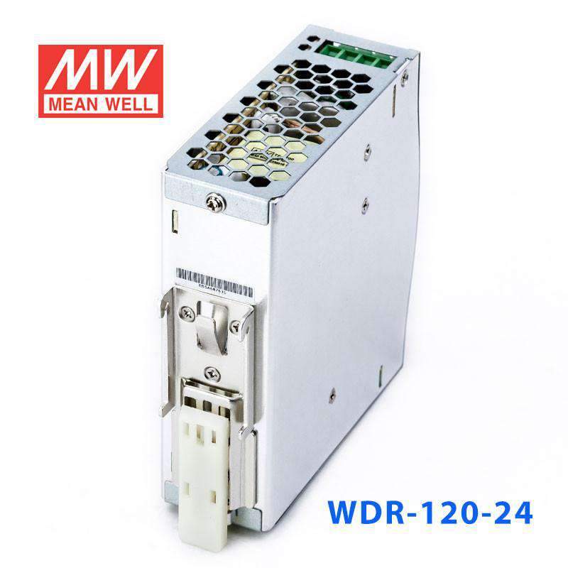 Mean Well WDR-120-24 Single Output Industrial Power Supply 120W 24V 5A - DIN Rail - PHOTO 3