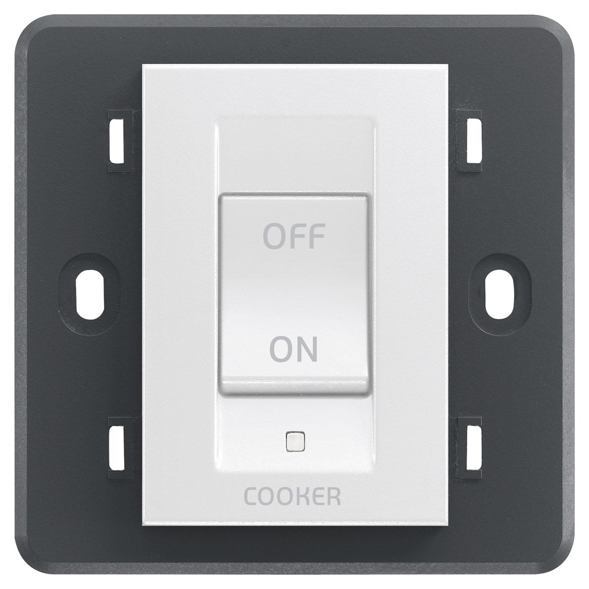 Eikon 2P 45A 1-Way Cooker Switch 3M White