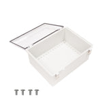 Boxco P-Series 300x400x180mm Plastic Enclosure, IP67, IK08, ABS, Transparent Cover, Molded Hinge and Latch Type - PHOTO 3