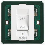 Plana 2P 45A 1-Way Cooker Switch 3M White