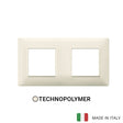 Vimar Plana Plate 4M(2+2) 71mmTechnopolymer Beige