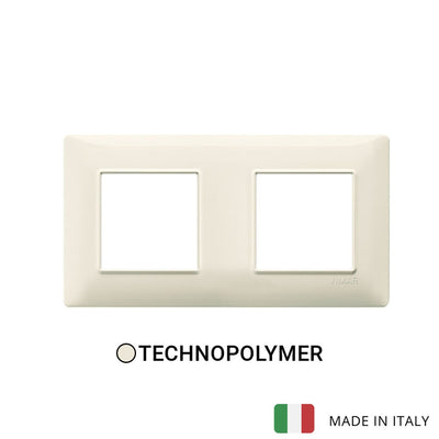 Vimar Plana Plate 4M(2+2) 71mmTechnopolymer Beige