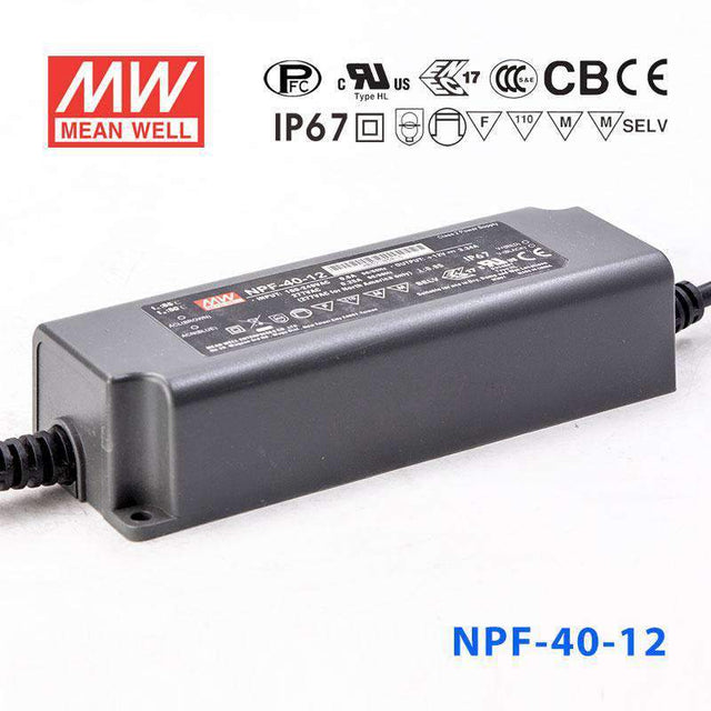 Mean Well NPF-40-12 Power Supply 40W 12V 3.34A