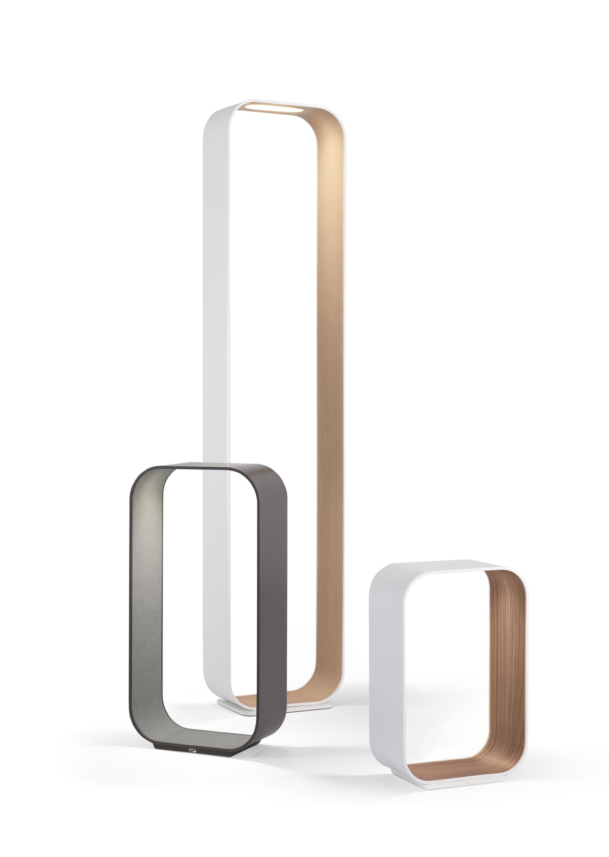Pablo Table Contour Large Graphite/White Oak - PHOTO 3