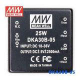 Mean Well DKA30B-05 DC-DC Converter - 25W - 18~36V in ±5V out 2.5A - PHOTO 2