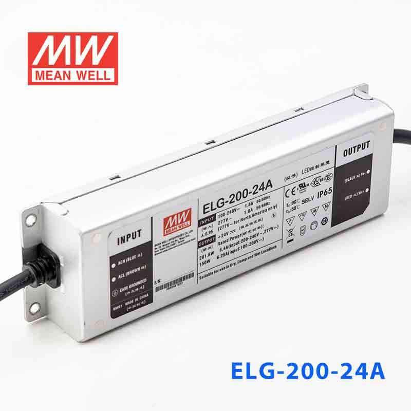 Mean Well S-ELG-200-24A Power Supply 200W 24V - Adjustable with AU/NZ plug 8.4A - PHOTO 1