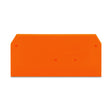 Wago 280-309 End and Intermediate Plate 2.5mm Thick Orange