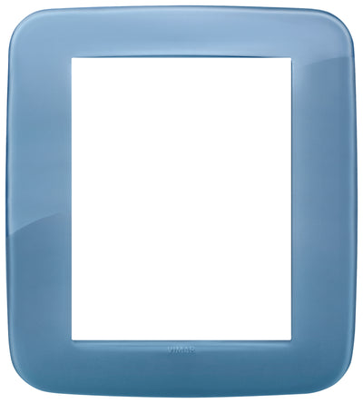 Vimar Arke Round Plate 8M Reflex Marine Blue