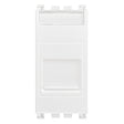 Arke RJ45 Cat 6 UTP Outlet Cover White
