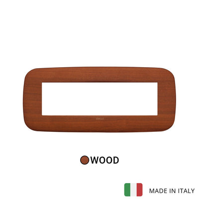 Vimar Arke Round Plate 7M Cherrywood