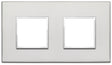 Vimar Eikon Evo Plate 4M (2+2) 71MM Aluminium Silver