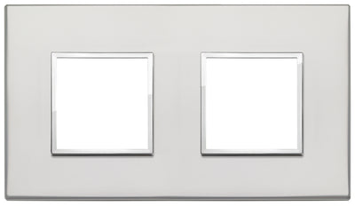 Vimar Eikon Evo Plate 4M (2+2) 71MM Aluminium Silver
