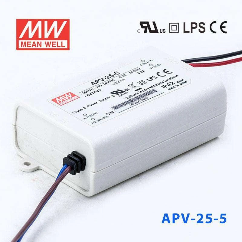 Mean Well APV-25-5 Power Supply 16W 5V 3.5A