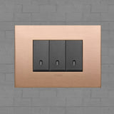 Vimar Arke Metal 3 Gang switch - Brushed Copper - 16A - PHOTO 8