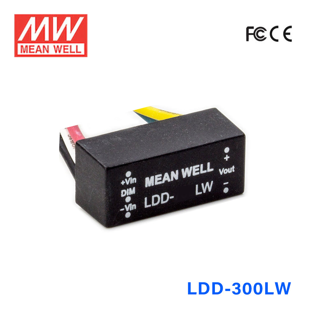 Mean Well LDD-300LW DC/DC LED Driver CC 300mA - Step-down