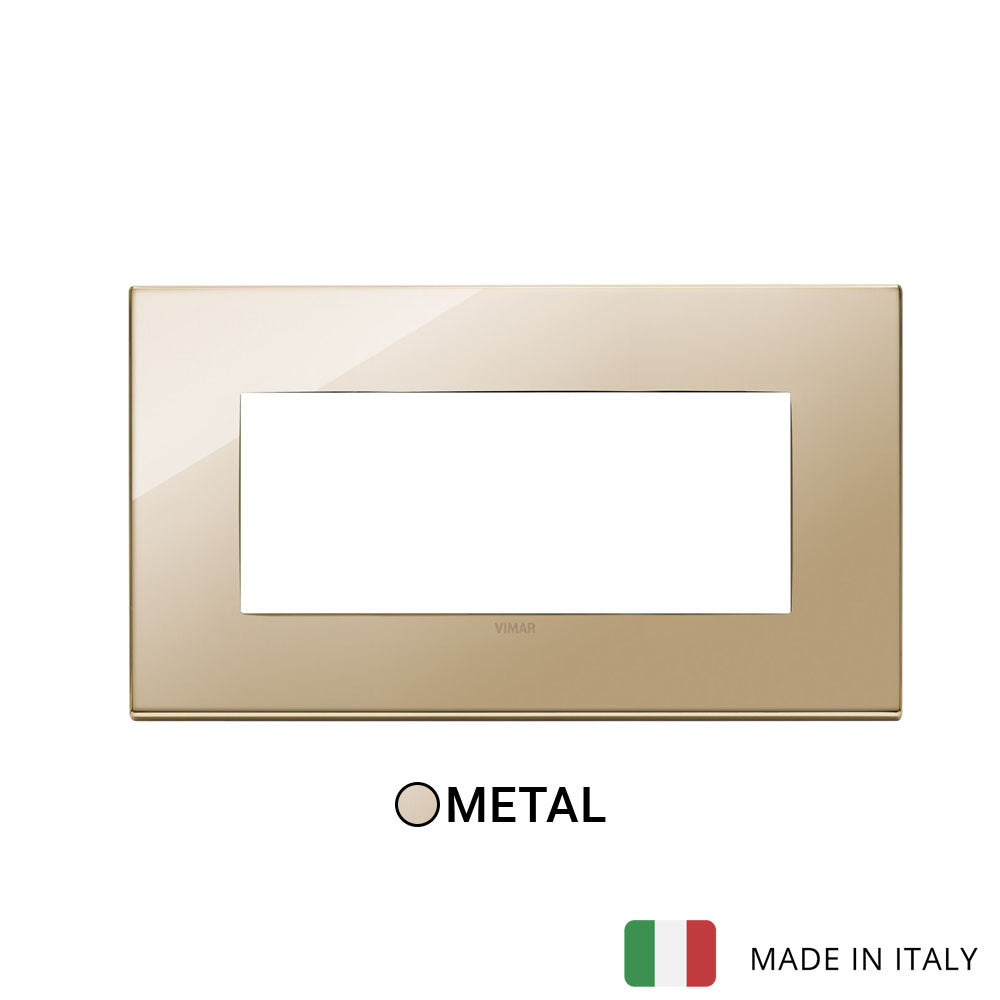Vimar Eikon Exe Plate 5M Metal Gold