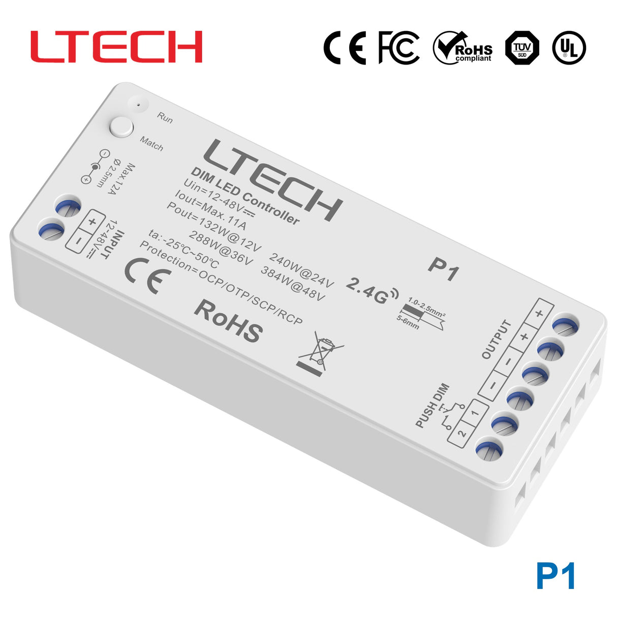 Ltech P1 384W LED Controller