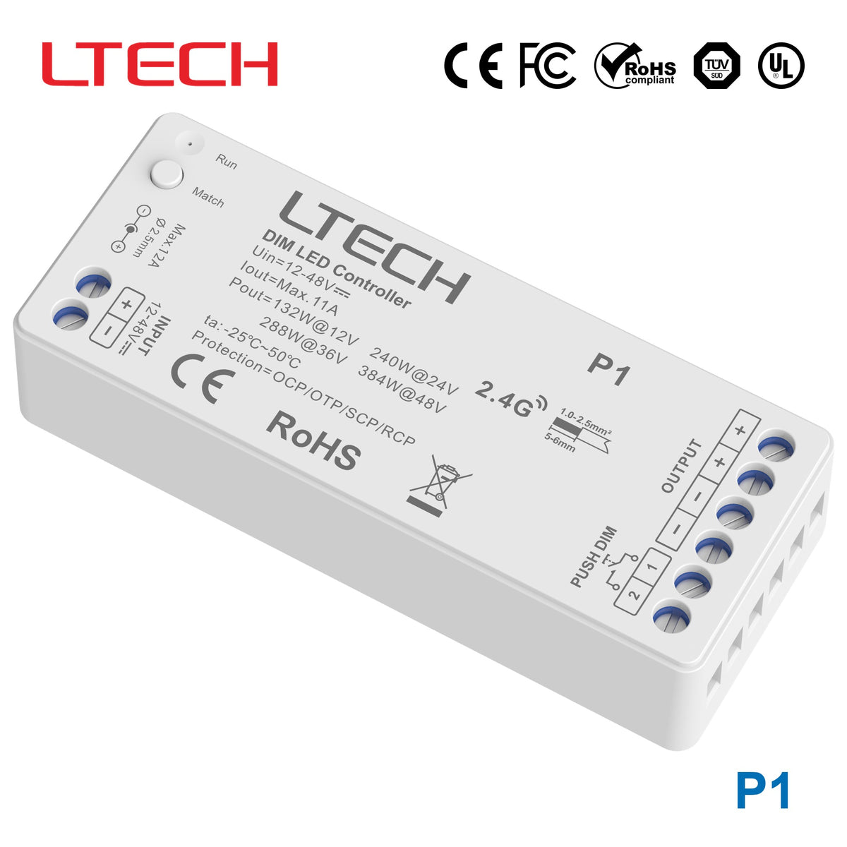 Ltech P1 384W LED Controller