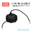 Mean Well HBG-100-36A Power Supply 100W 36V - Adjustable