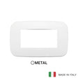 Vimar Arke Round Plate 4M Metal Matt Polar TL