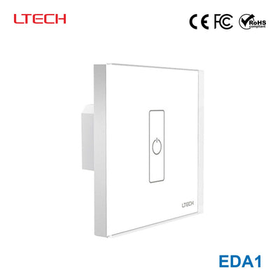 Ltech EDA1 1 Switch Touch Panel - DALI Master Dimmer