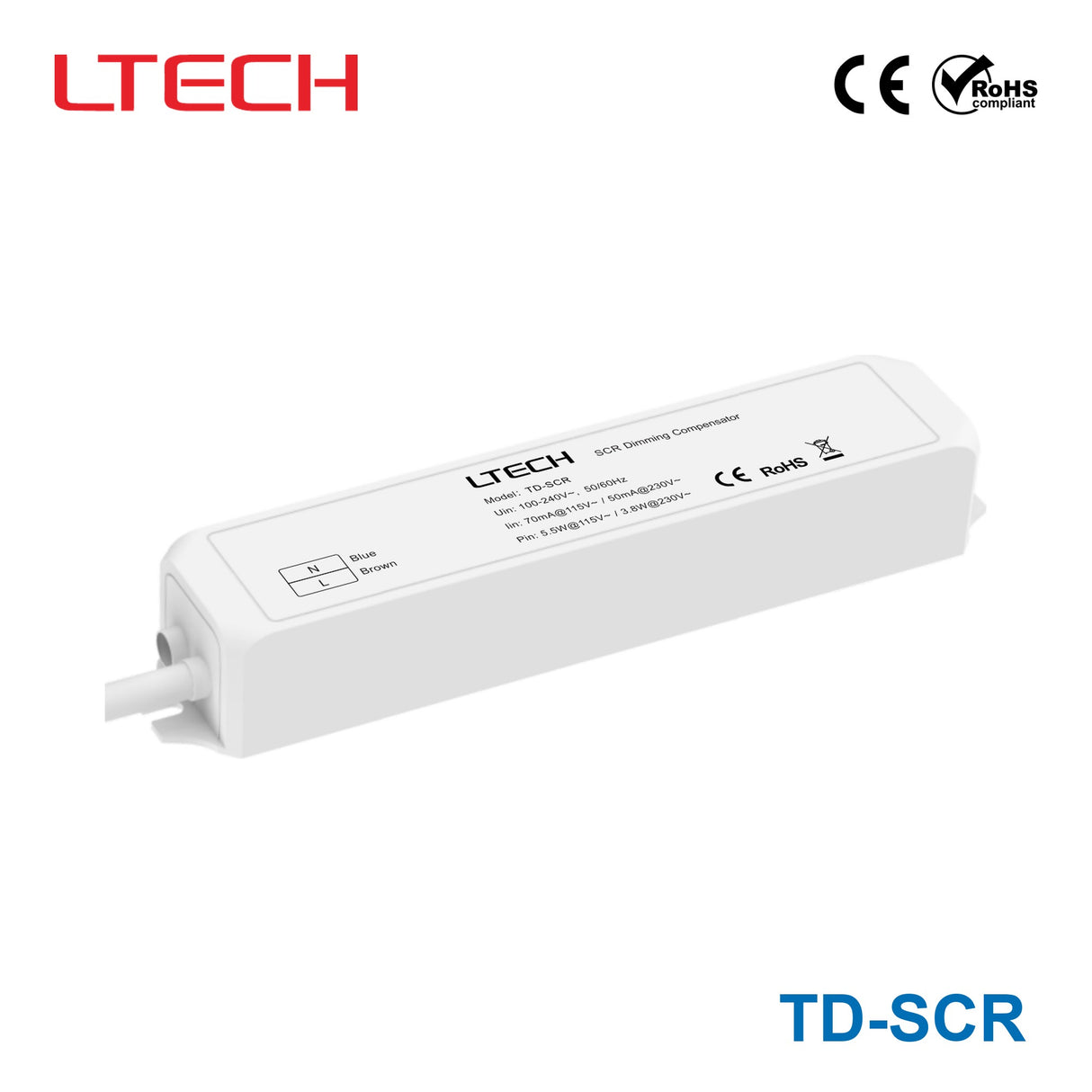 Ltech TD-SCR Triac Load Compensator for Trailing/Leading Edge Dimmers