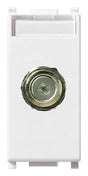 Plana F Type Female Socket Connector White