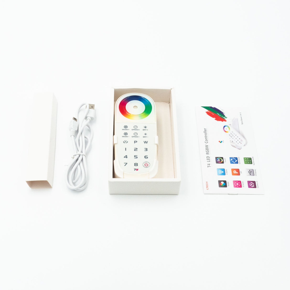 Ltech T4 Wireless RF Multi-zone Remote - RGBW - PHOTO 3