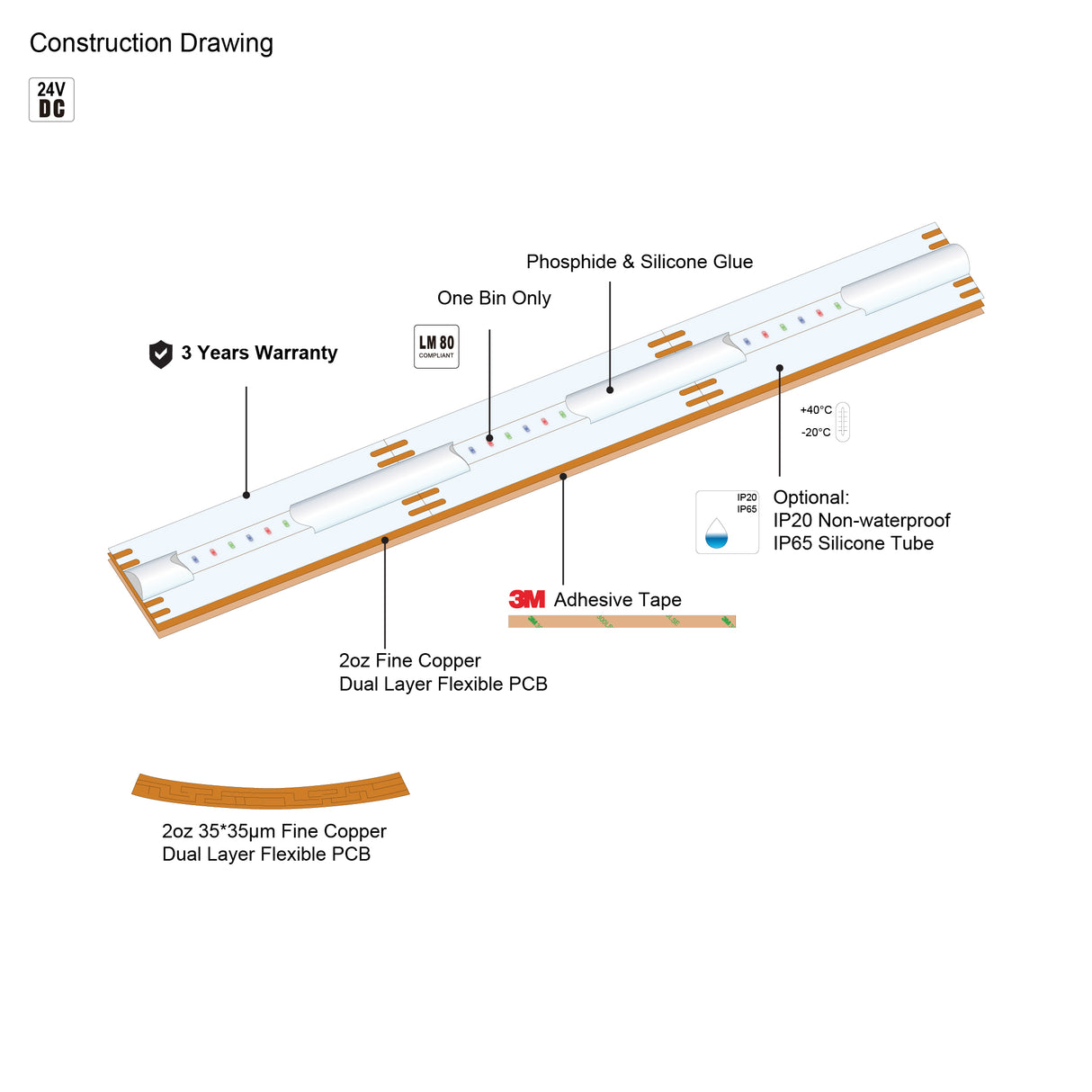Archilight Pure Lume COB Strip - 10MM - PHOTO 14
