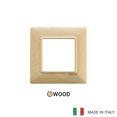 Vimar Plana Plate 2M Wood Maple - Square