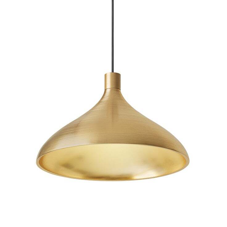 Pablo Pendant Swell XL Single Wide Black / Brass - PHOTO 7