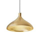 Pablo Pendant Swell Single Narrow White / Brass - PHOTO 7