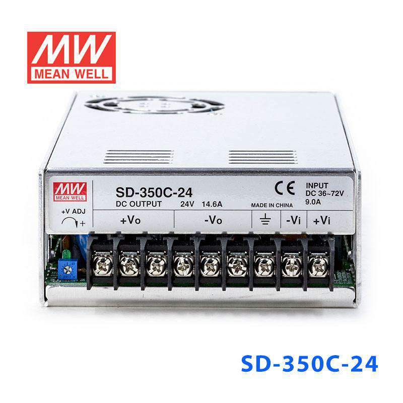 Mean Well SD-350C-24 DC-DC Converter - 350W - 36~72V in 24V out 14.6A - PHOTO 2