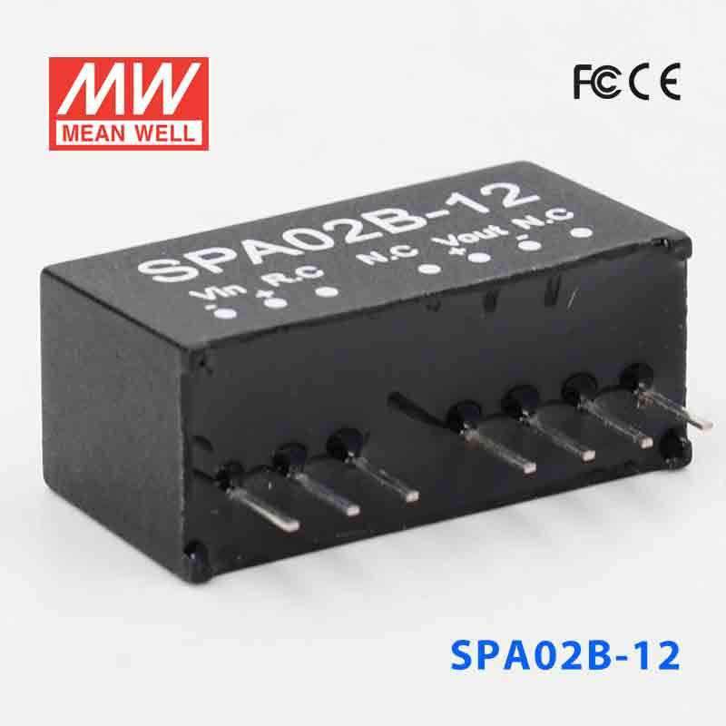 Mean Well SPA02B-12 DC-DC Converter - 2W - 18~36V in 12V out