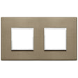 Vimar Eikon Evo Plate 4M (2+2) 71MM Aluminium Dark Bronze