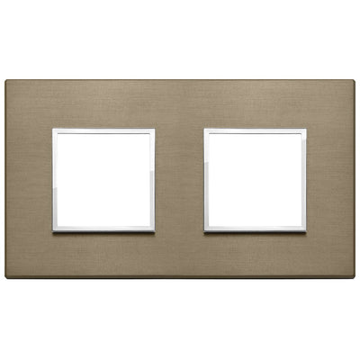 Vimar Eikon Evo Plate 4M (2+2) 71MM Aluminium Dark Bronze
