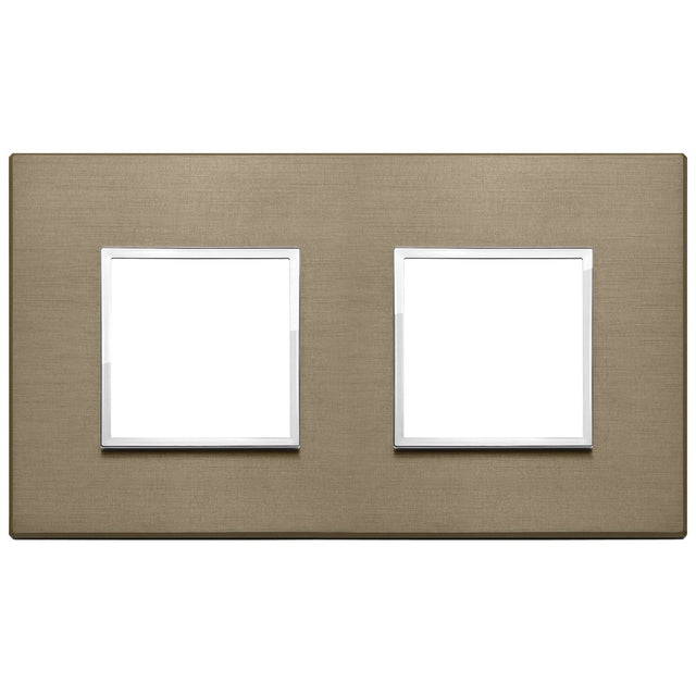 Vimar Eikon Evo Plate 4M (2+2) 71MM Aluminium Dark Bronze