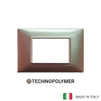 Vimar Plana Plate 3M Technopolymer Iridescent Brown