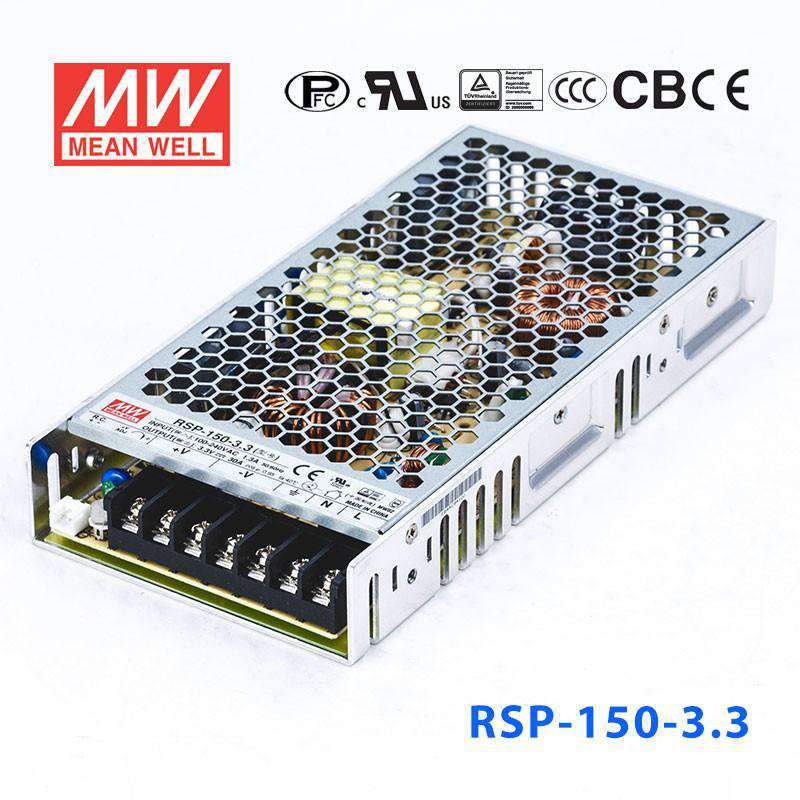Mean Well RSP-150-3.3 Power Supply 150W 3.3V 30A