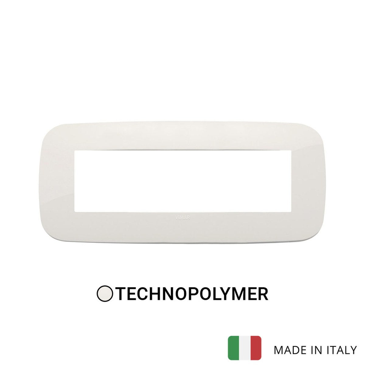 Vimar Arke Round Plate 7M Technopolymer Ivory