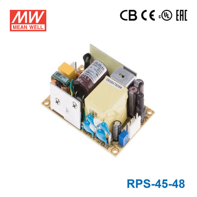 Mean Well RPS-45-48 Green Power Supply W 48V 0.94A - Medical Power Supply