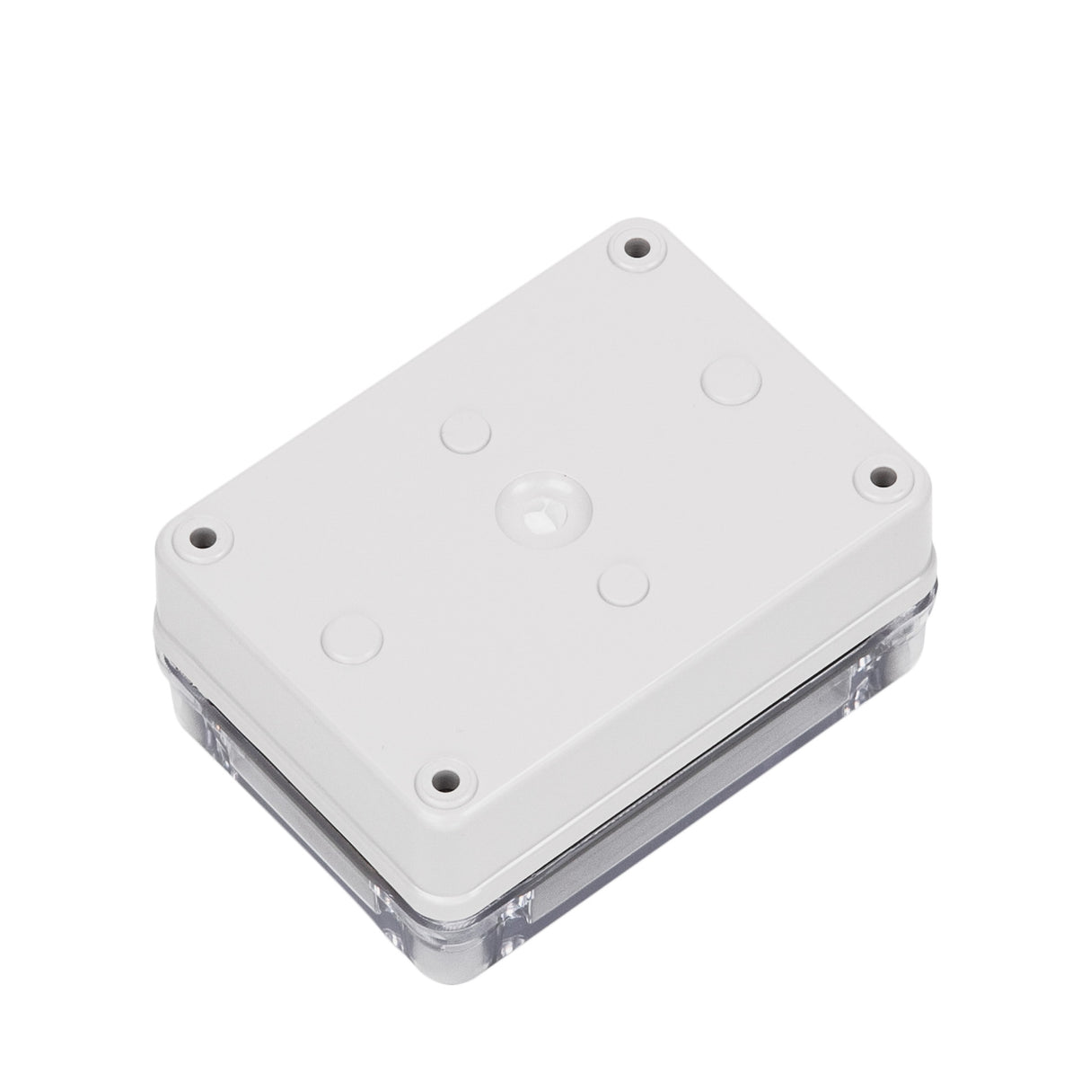 Boxco S-Series 80x110x45mm Plastic Enclosure, IP67, IK08, PC, Transparent Cover, Screw Type - PHOTO 1