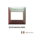 Vimar Plana Plate 3M BS Technopolymer Iridescent Brown