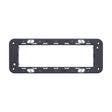 vimar VM-21617 Frame 7M with Screws Black