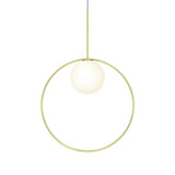 Pablo Pendant Bola Halo 22" Brass - PHOTO 2