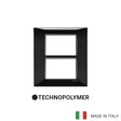 Vimar Plana Plate 6(3+3)M Technopolymer Black